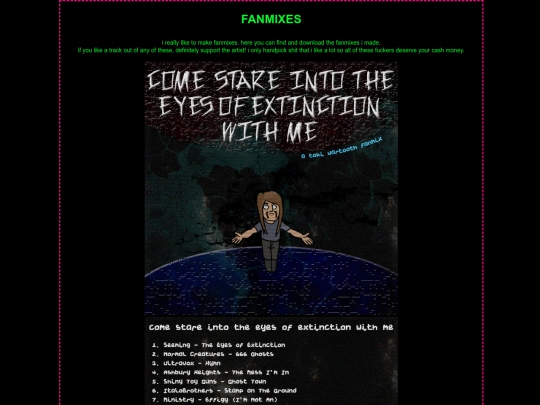 pages/fanmixes screenshot