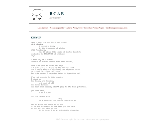 poems/kihyun screenshot