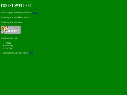 index screenshot