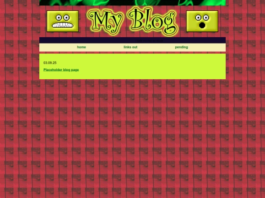 blog screenshot