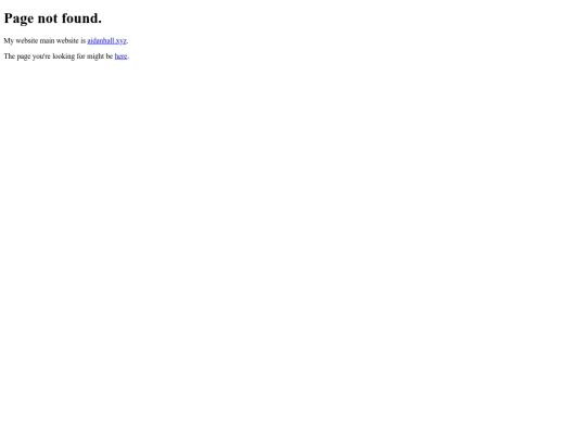 not_found screenshot