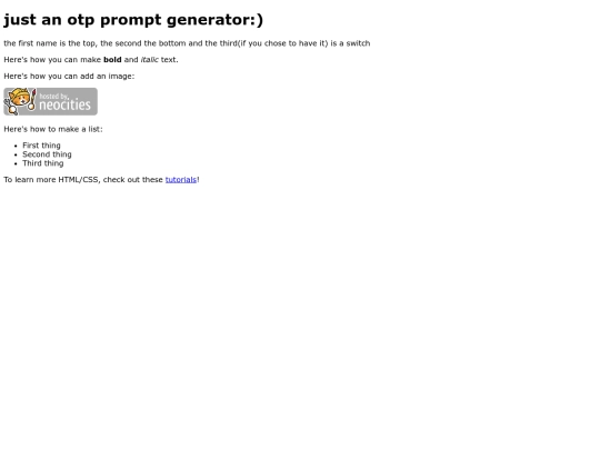 index screenshot