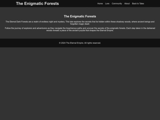 enigmatic-forests screenshot
