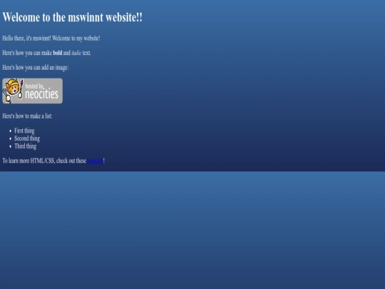 index screenshot