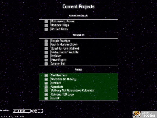 current-projects screenshot