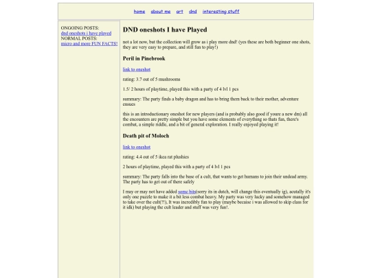 dndoneshots screenshot