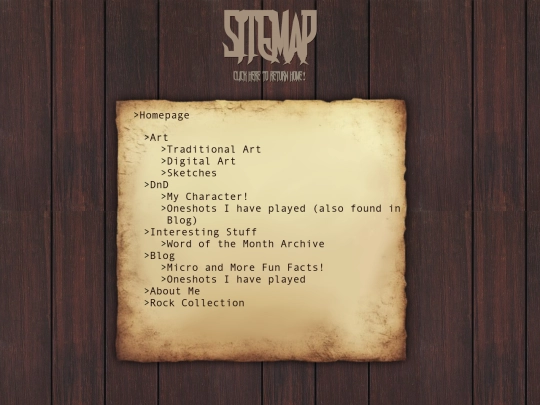 sitemap screenshot