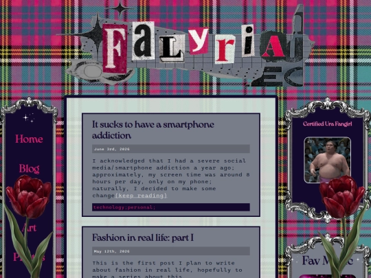 blog screenshot