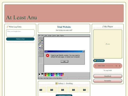 example screenshot