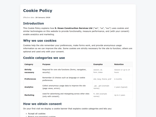 cookie-policy screenshot