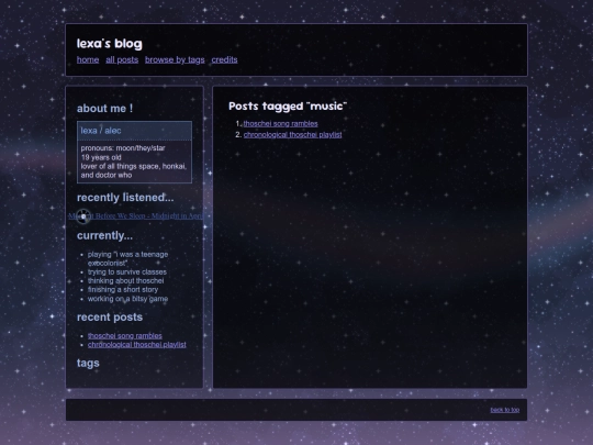 tags/music screenshot