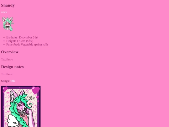 characters/shandy screenshot