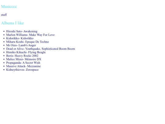 interests/music screenshot