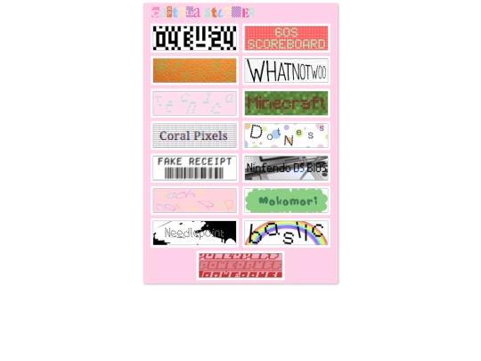 meow/fonts screenshot