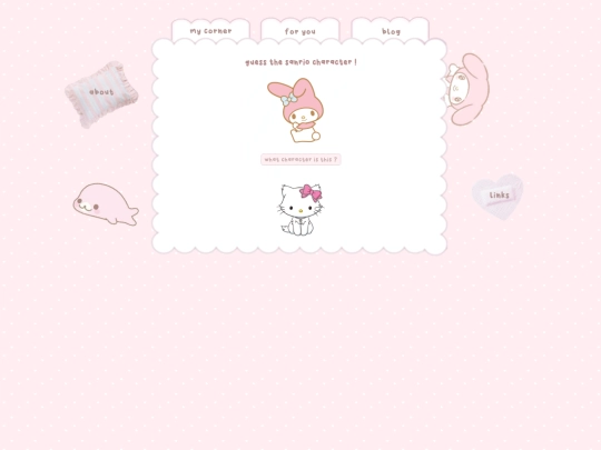 quizzes/guess-the-sanrio-character screenshot