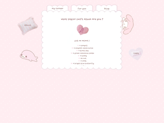 quizzes/what-ts-album-are-you screenshot