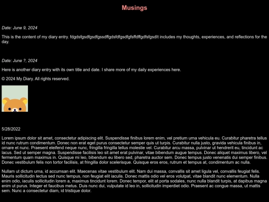 blog screenshot