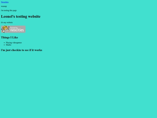 index screenshot