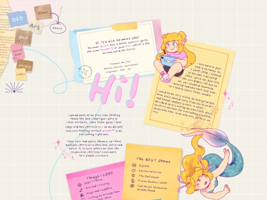 pages/about screenshot