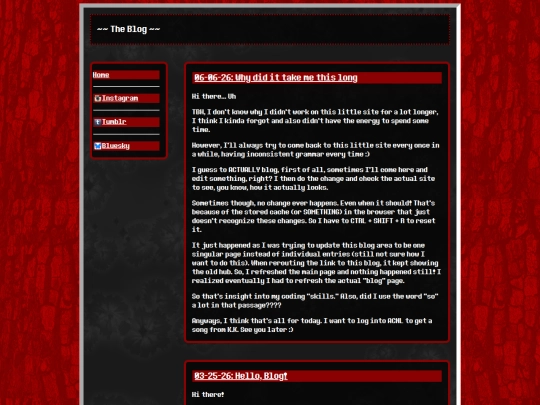 blog screenshot