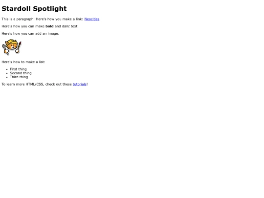 index screenshot