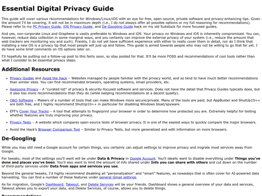 essential-privacy-guide screenshot