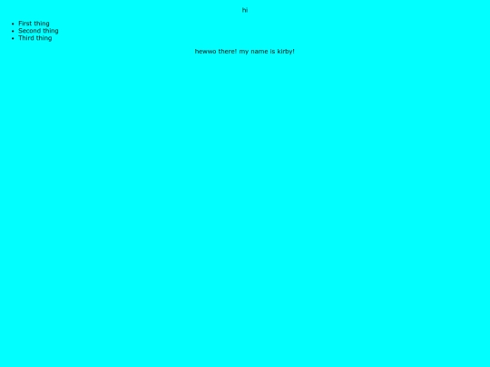 test screenshot