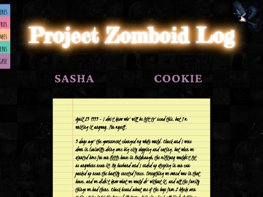 games/projectzomboidlog screenshot