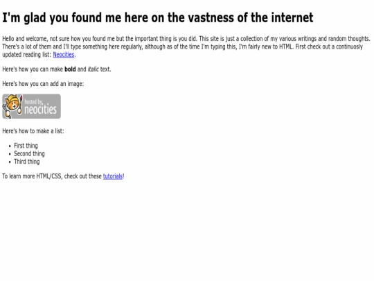 index screenshot