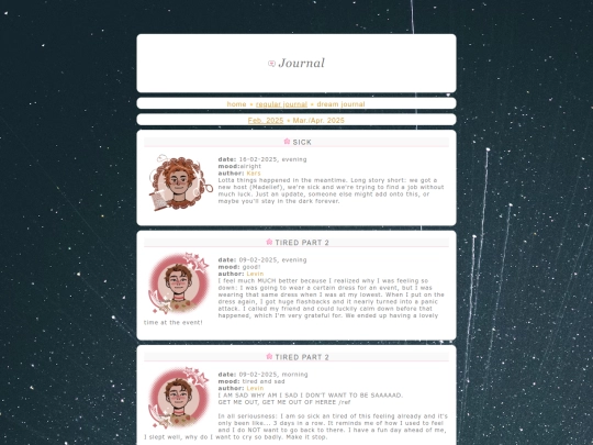 journal screenshot
