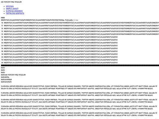 fonts/mbforeverraw/mb-foreverraw-demo screenshot