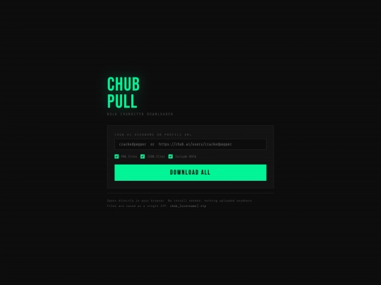 DL/chub-downloader screenshot