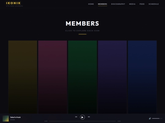 IKONIK/members screenshot