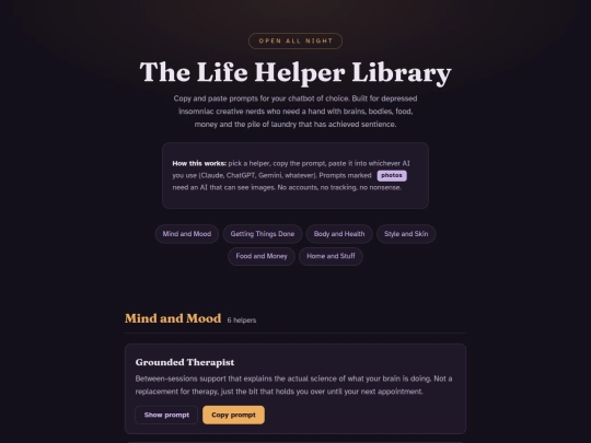 life-library screenshot
