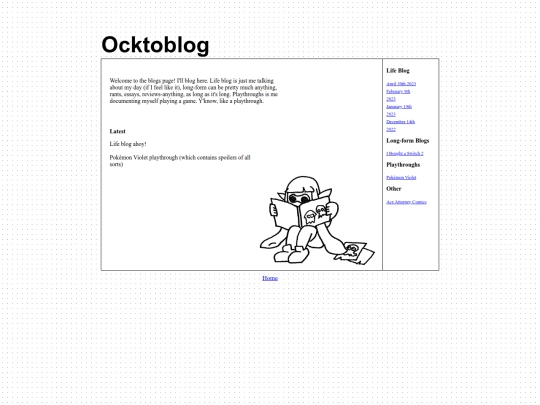 blog screenshot