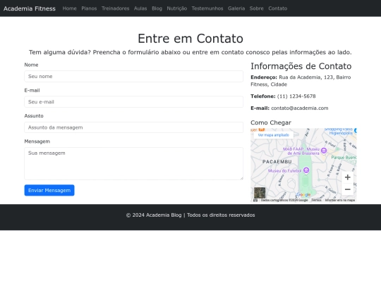Atividade prática avaliativa - Bootstrap/contato screenshot