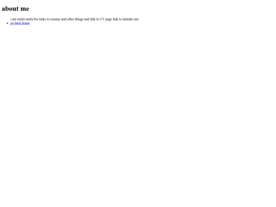 aboutme screenshot