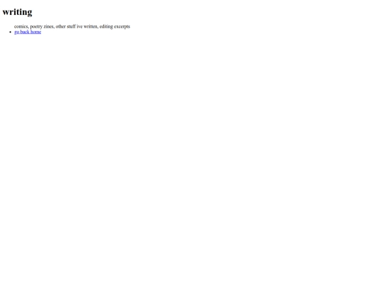 writing screenshot