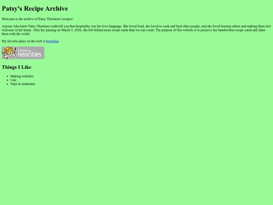 index screenshot