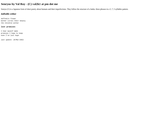 senryu screenshot