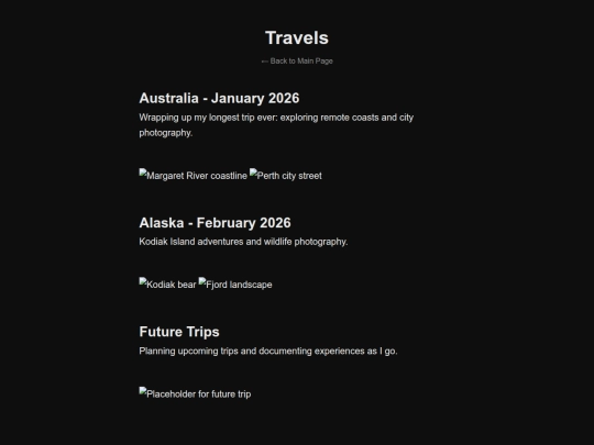 travel screenshot