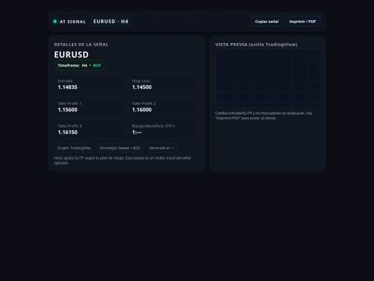 Signalforex screenshot