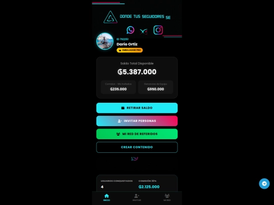 perfilnexus screenshot