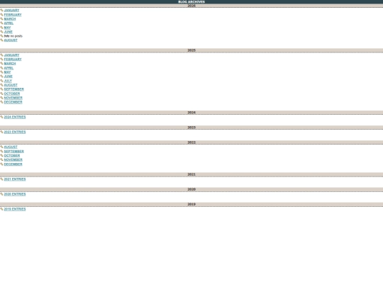 archives screenshot