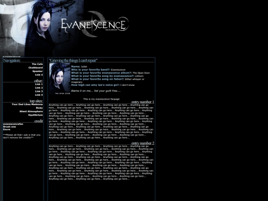 evanescence screenshot