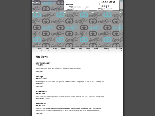 julietsweb screenshot