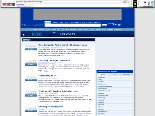 myspacelocallasvegasnews screenshot
