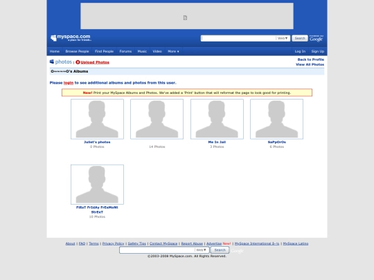 myspacephotopage screenshot