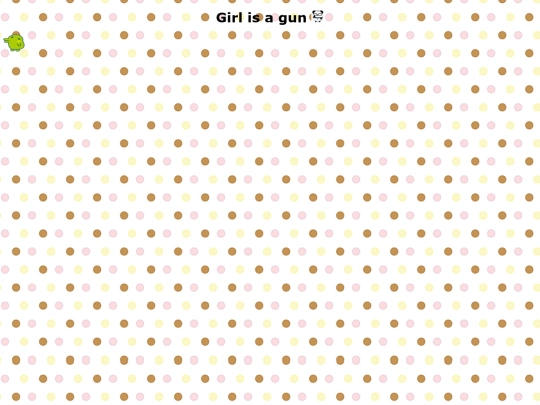 Girlisagun.neocities.org/Girl is a gun website screenshot