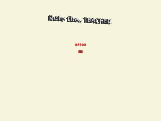 ratetheteacher screenshot